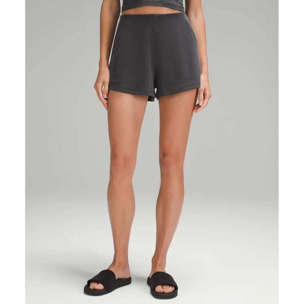 Lululemon Softstreme Ribbed High Rise Shorts 2